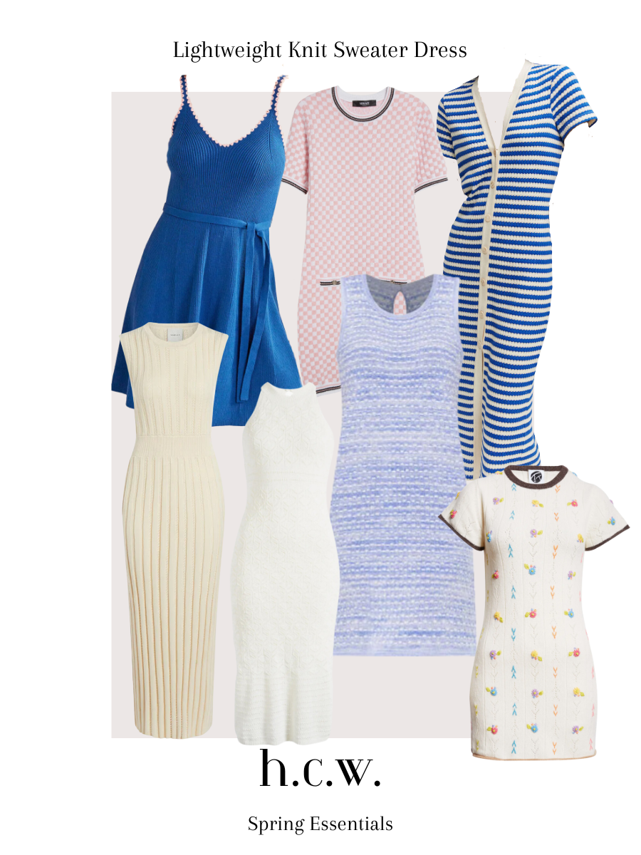 Capsule Wardrobe Essentials – Lightweight Knit Dresses for Spring